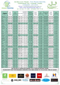 Jan Salah timetable-1